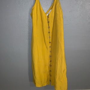 cute forever 21 yellow dress